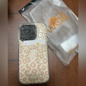 NEW Walli Case iPhone 14 Pro Blush / Pink Leopard
